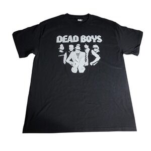 Dead Boys CBGB OMFUG Punk Rock Graphic T-Shirt Black Large